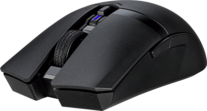 ASUS TUF Gaming M4 Wireless features 2.4 GHz RF and wireless Bluetooth