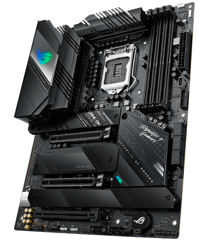 ROG Strix Z590-F Gaming WiFi front view