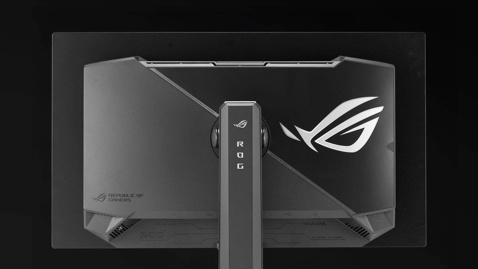 The rear panel of XG27ACDMS.