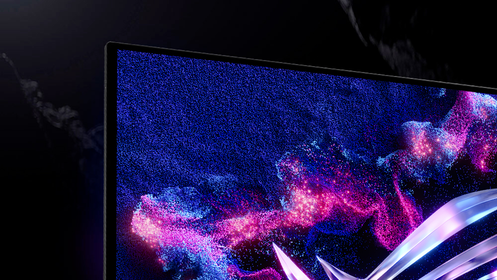 Image showing the thin profile of the XG27.