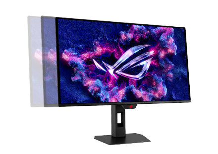 The XG27ACDMS offers swivel adjustments.