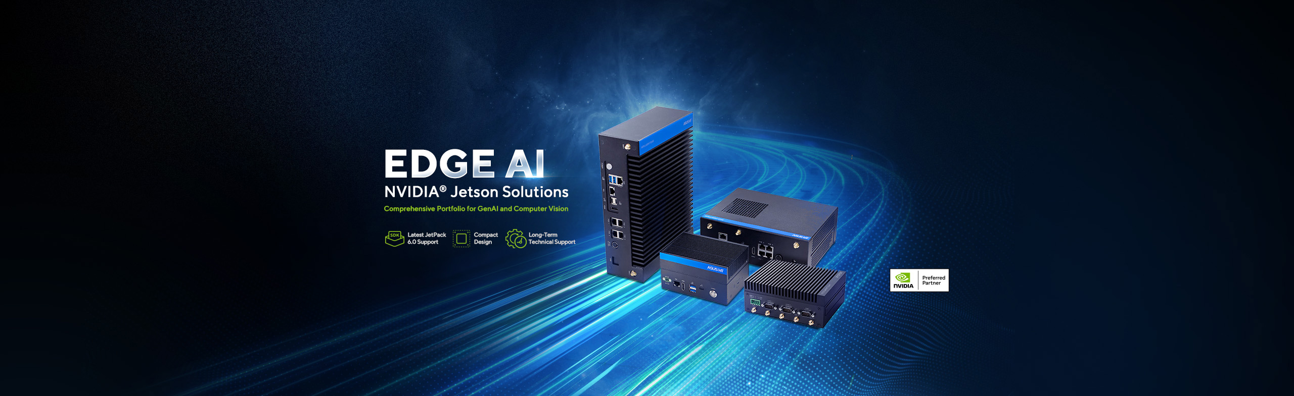 ASUS IoT Fanless Rugged Edge series family photo