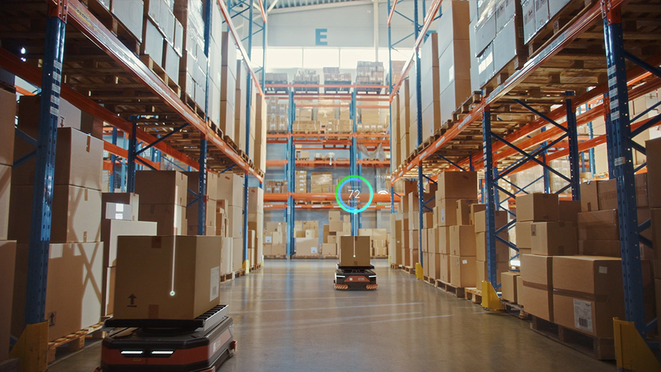 At parking lot, there are four EV charging stations and four cars.