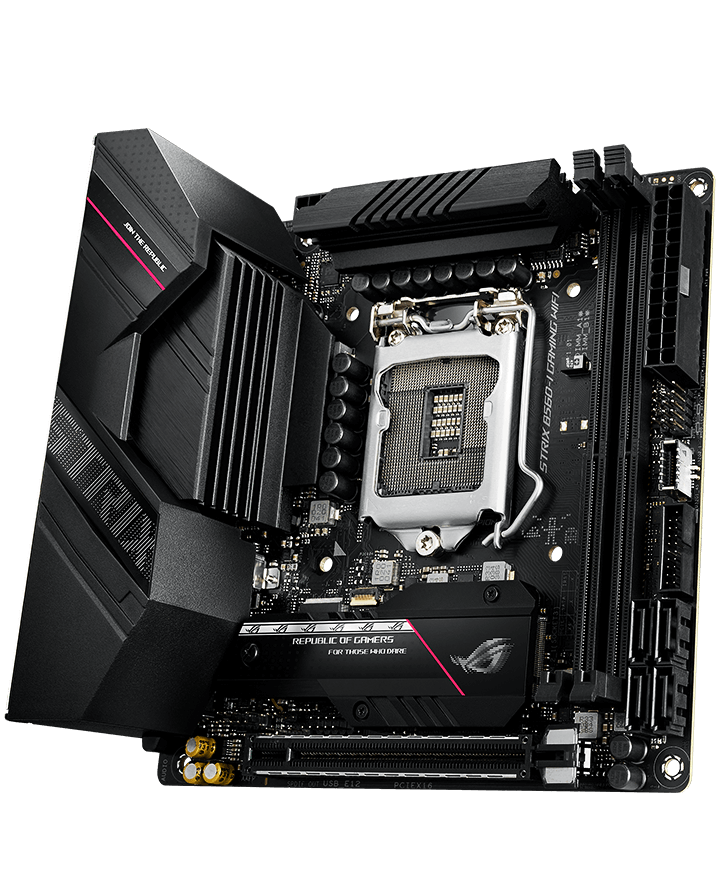 ROG Strix B560-I Gaming WiFi front view