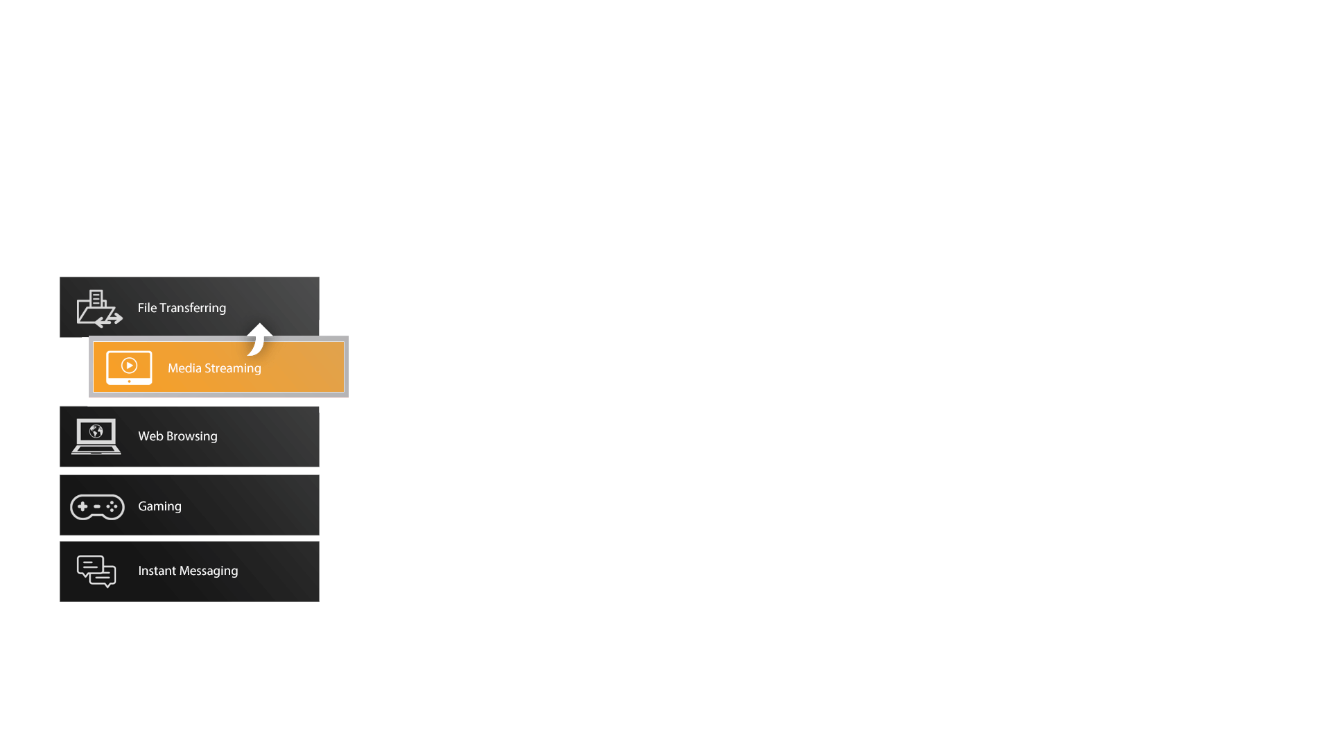 Switch Modes from Media Streaming