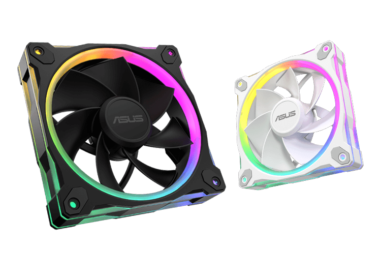 ASUS Prime MR120 ARGB fan color and blade orientation options
