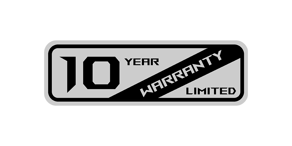 10-year warranty logo