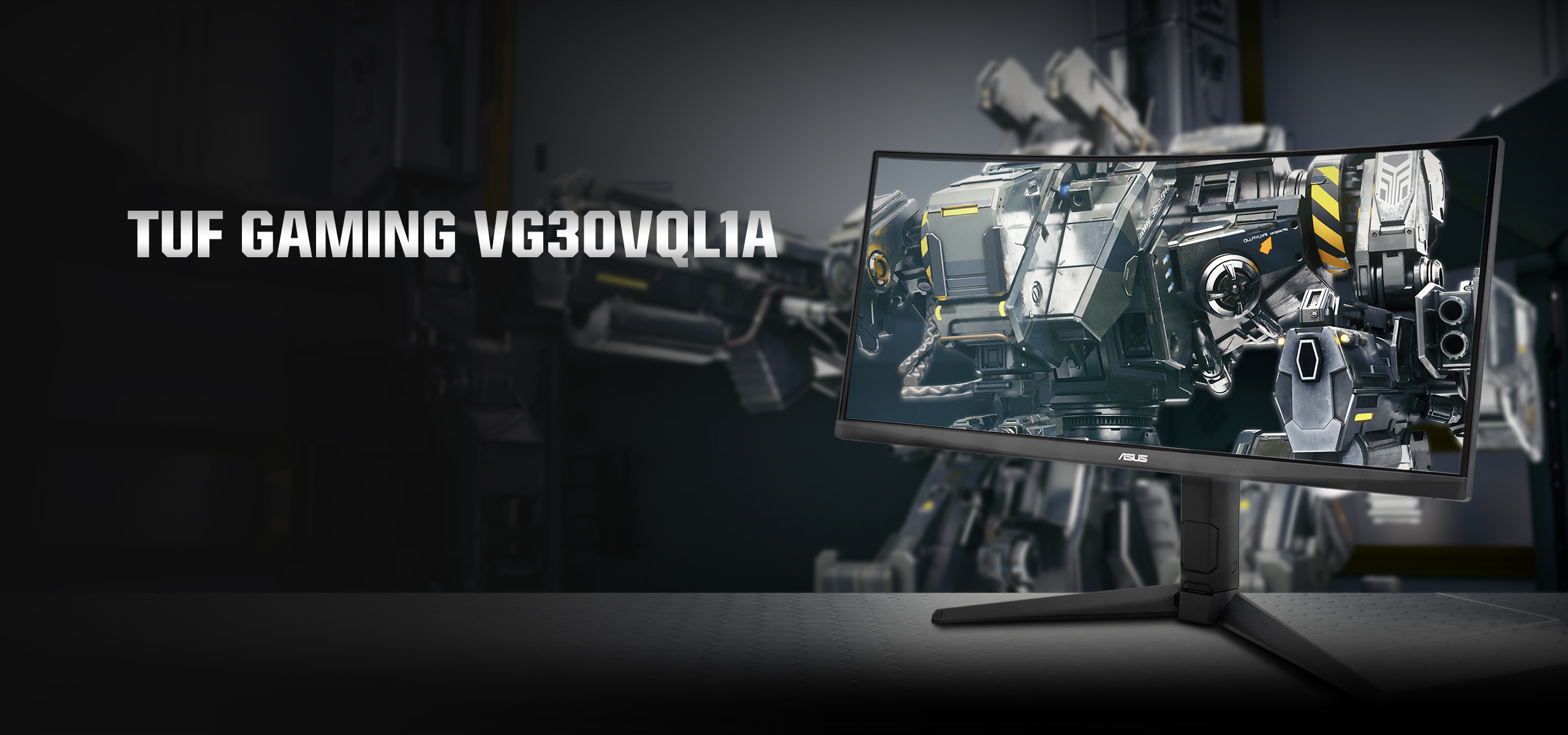 ASUS ゲーミングモニター TUF Gaming VG30VQL1A