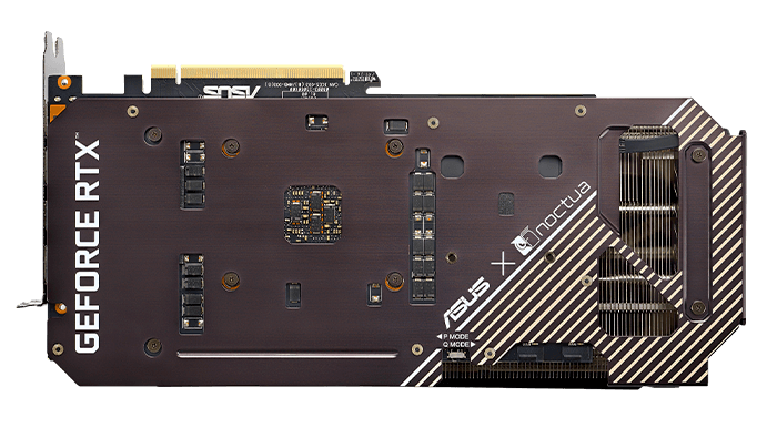 ASUS GeForce RTX 3070 Noctua Edition Revêtement arrière renforcé