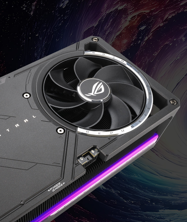 ROG Astral rear fan