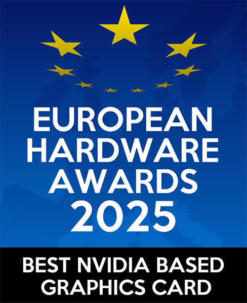 EUROPEAN HARDWARE AWARDS 2025 - BEST NVIDIA BASED GRAPHICS CARD