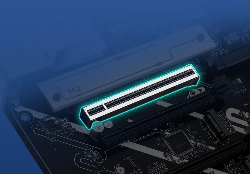 Graphic depicting the PRIME Z890-P-CSM SafeSlot feature.