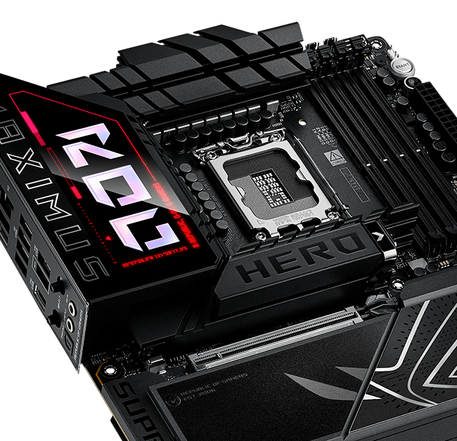 ROG Maximus Z890 Hero 配備 AI 散熱 II