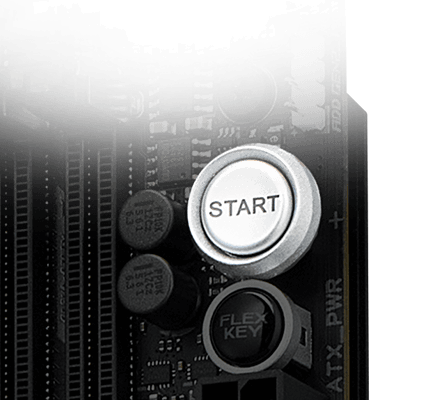 Start button on ROG Maximus Z890 Hero