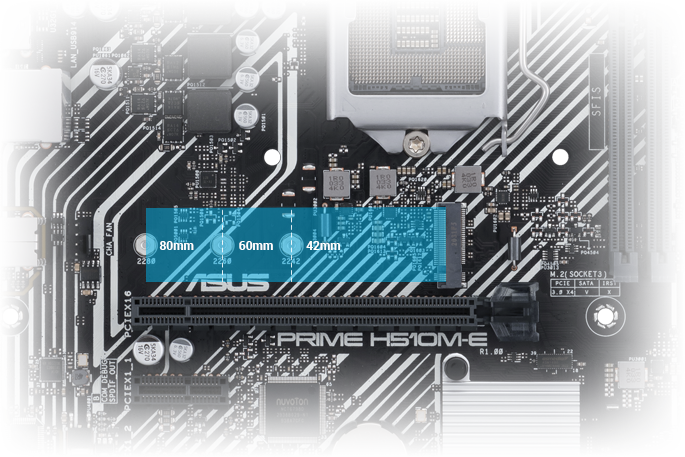 ASUS製 MicroATXマザーボード PRIME H510M-A LGA1200 - パーツ