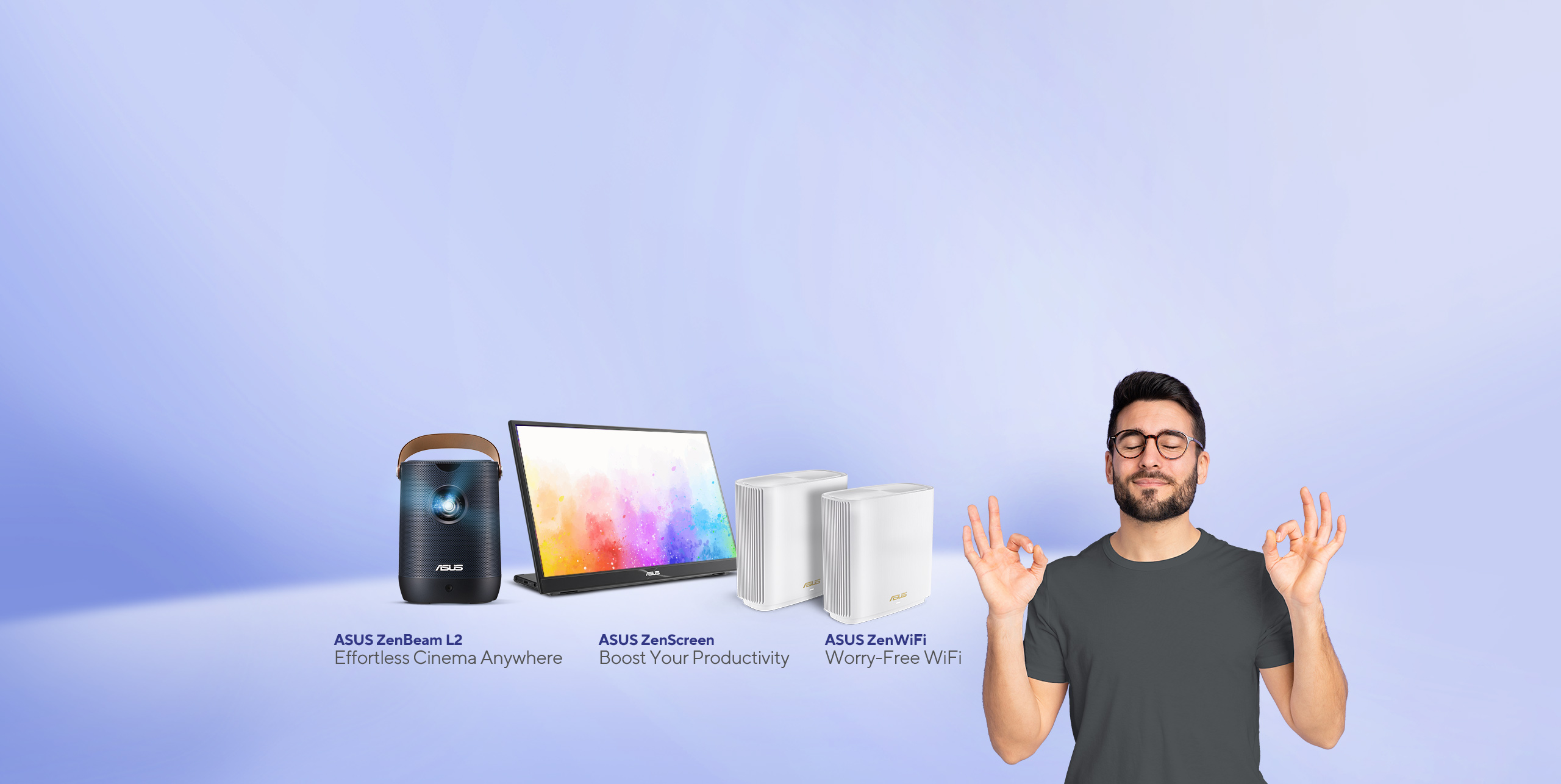 Find Your Zen with ASUS - ZenWiFi, ZenScreen and ZenBeam L2 | ASUS 