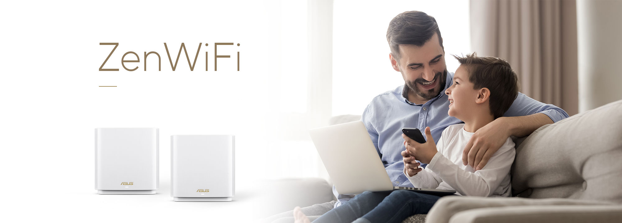 ASUS ZenWiFi est le meilleur système WiFi maillé pour couvrir la maison, offrant une connexion stable et rapide à tous vos appareils.