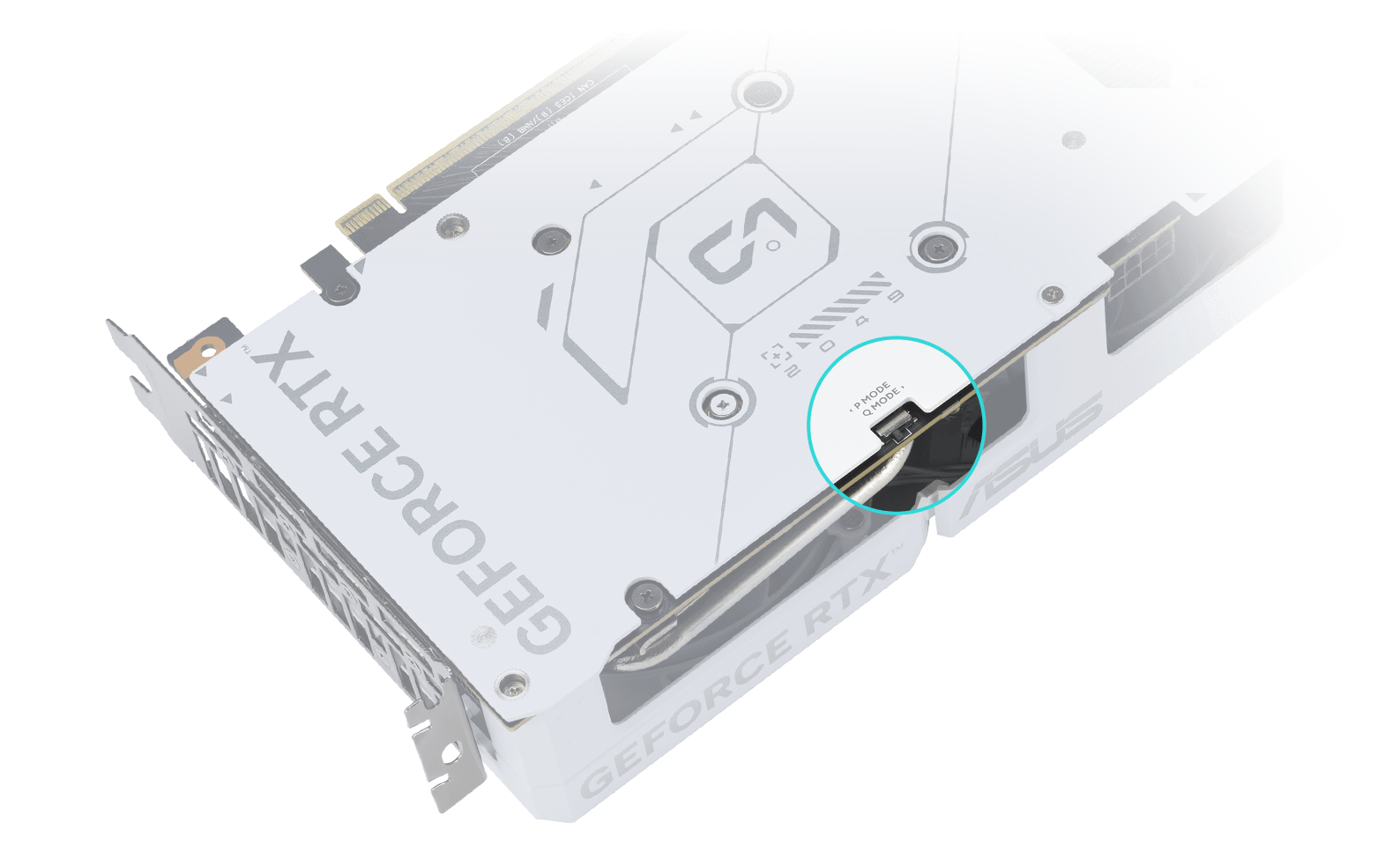 ASUS Dual GeForce RTX 5060 Ti White Edition Dual BIOS switch