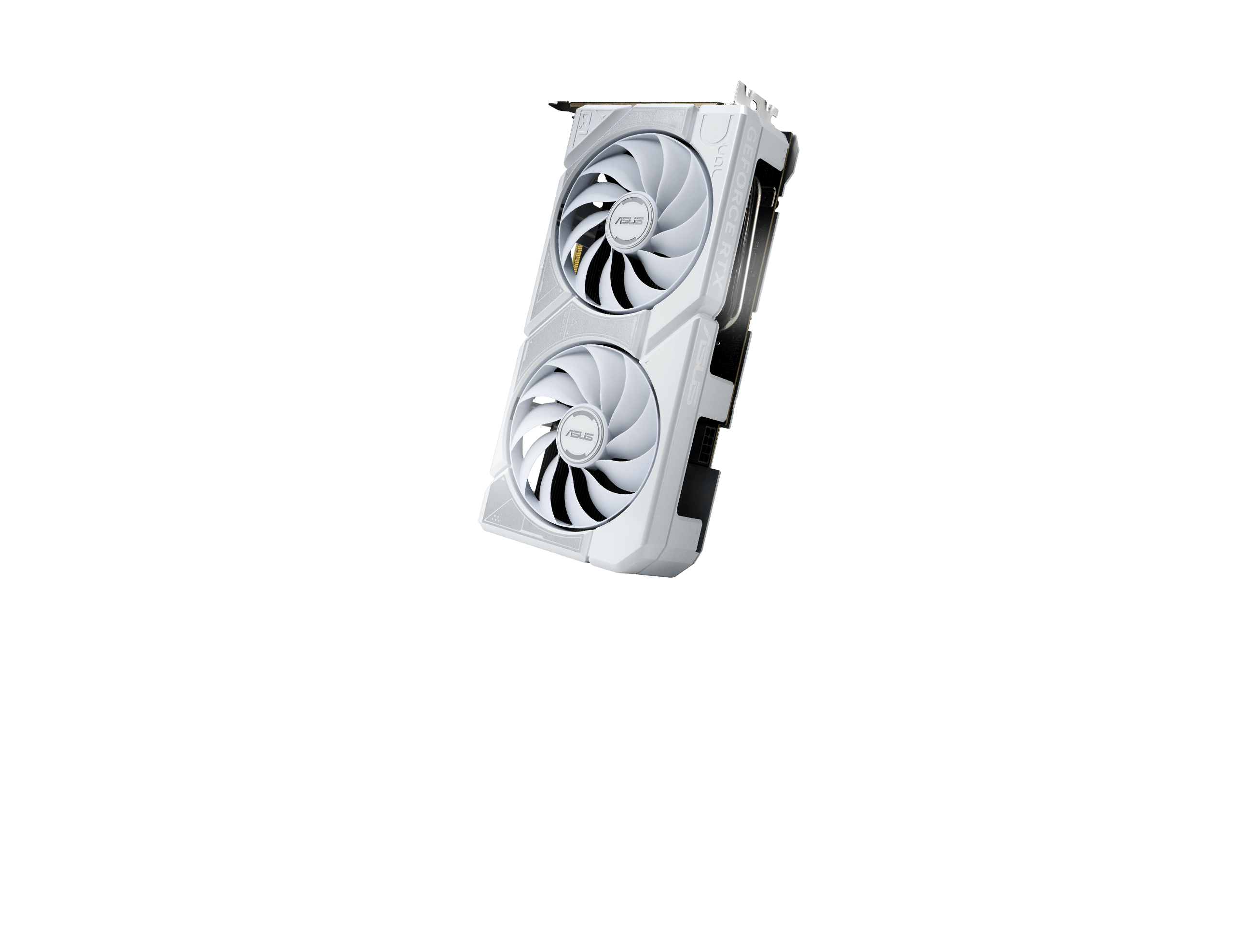 Dual GeForce RTX 5060 Ti White Edition graphics card key visual