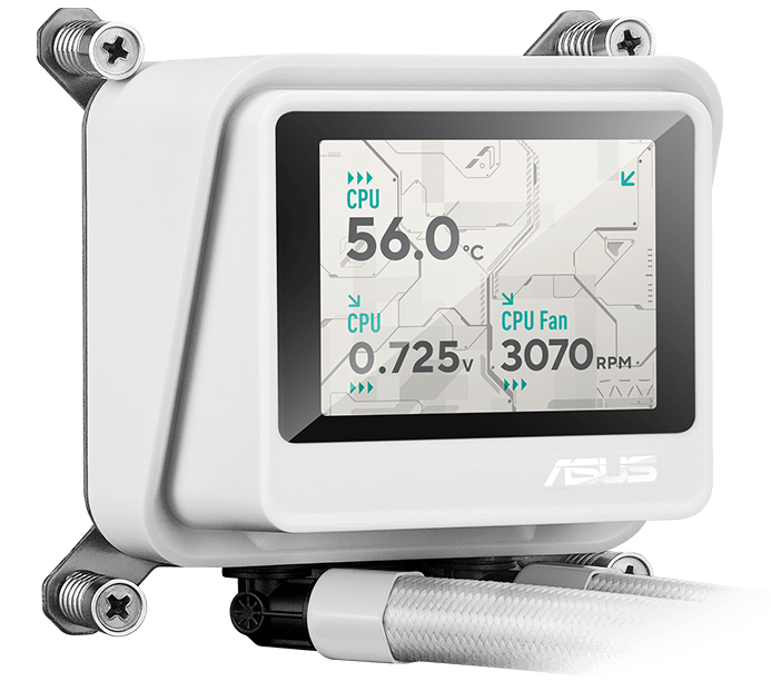 front view of 2.4-inch LCD