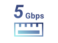 USB 5Gbps Type-A logo