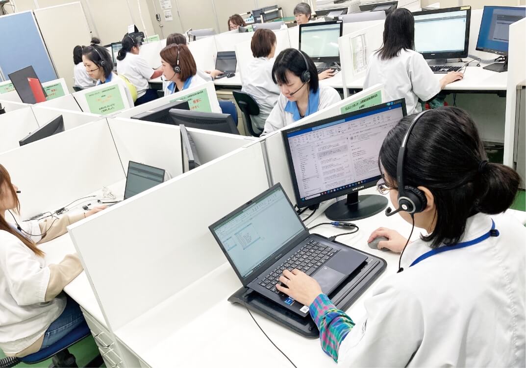 日本人スタッフによる修理受付