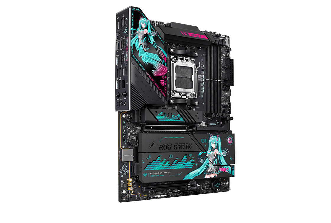 Performance specs of the ROG Strix X870E-H Gaming WiFi7 Hatsune Miku Edition