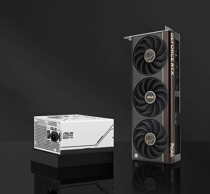 Carte ProArt GeForce RTX 5070 Ti avec alimentation ASUS Prime 850W