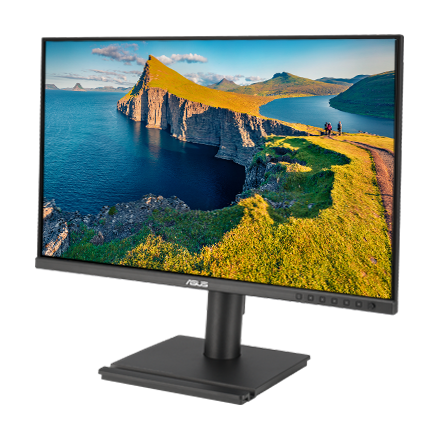 ASUS BE249QG monitor can swivel 180° to the left and right