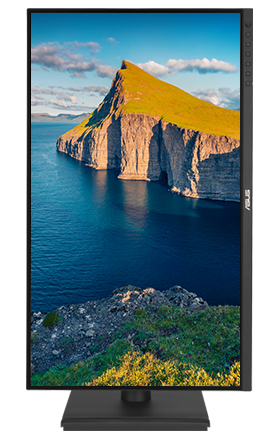 ASUS BE249QG monitor can pivot 90°