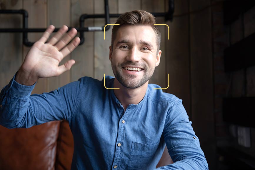 Image taken with the webcam of ASUS BE249QG monitor when the Automatic Exposure feature is enabled