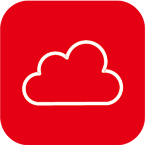 Icon depicting a cloud indicating breathable and soft inner mesh fabric