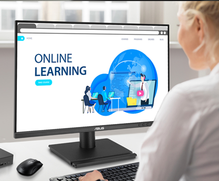 ASUS BE249CGN monitor is suitable for distance learning