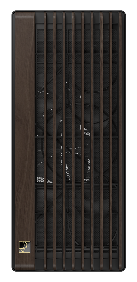 ProArt PA602 wood edition Modern Black case front panel open grille