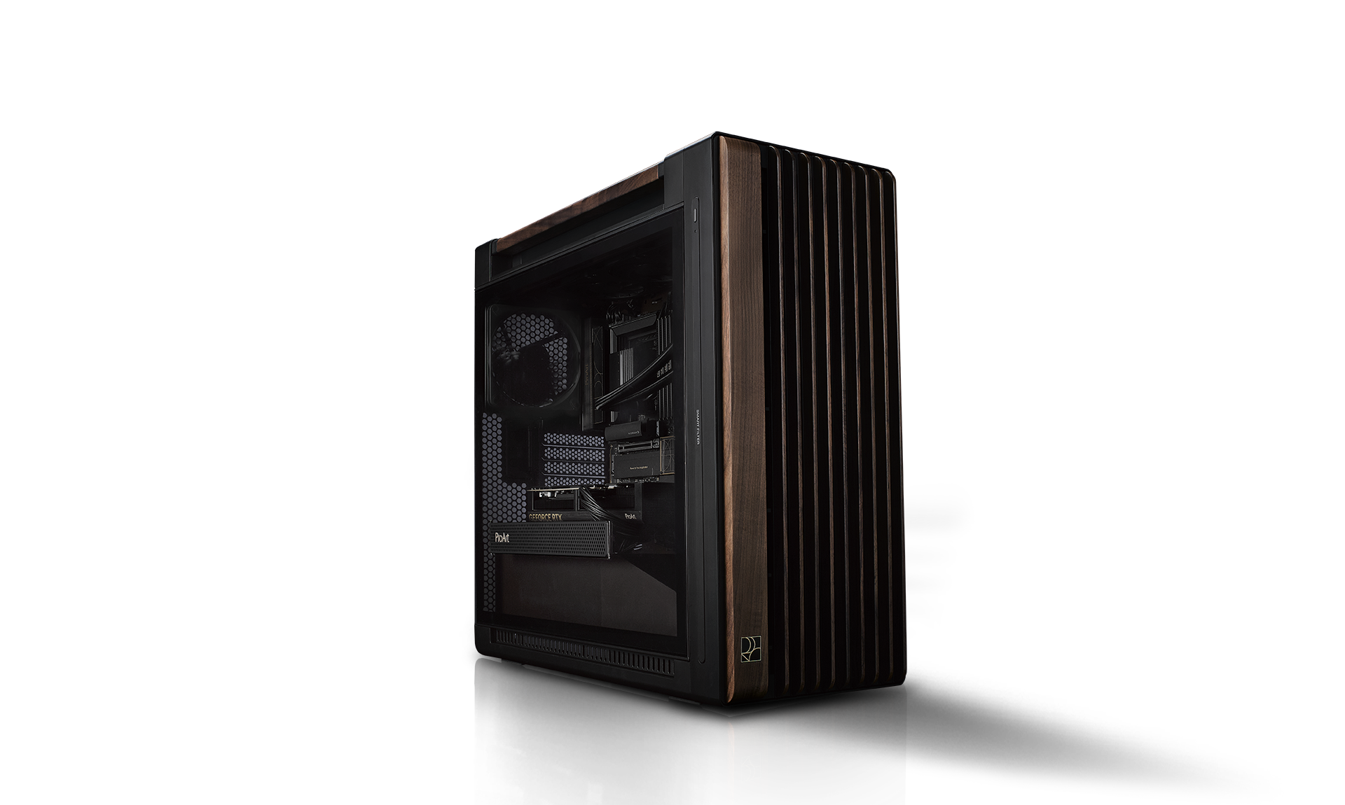 ProArt PA602 wood edition Modern Black case key visual