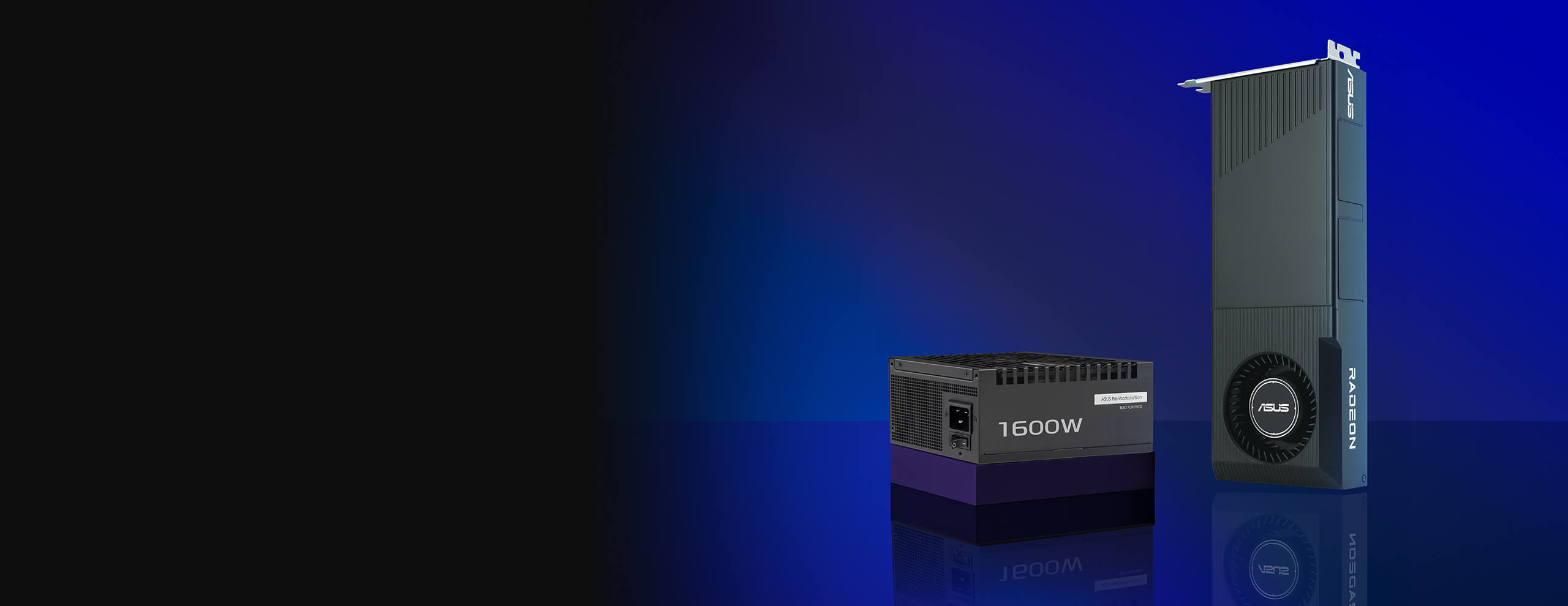 ASUS Turbo Radeon AI Pro R9700 with ASUS WS Pro 1600W
