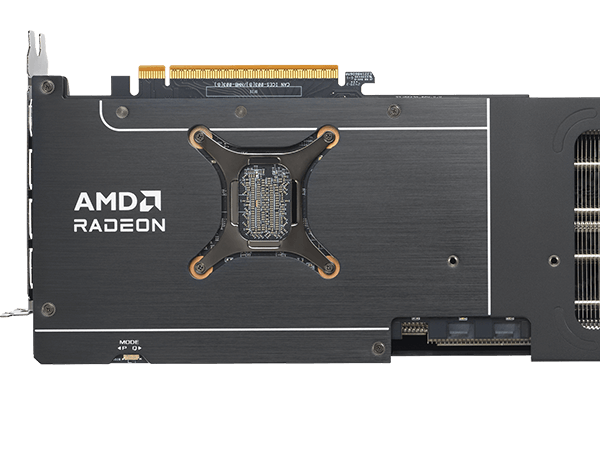 Prime Radeon RX 9070 EVO card backplate