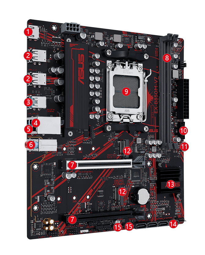 EX-B850M-V7-CSM spec