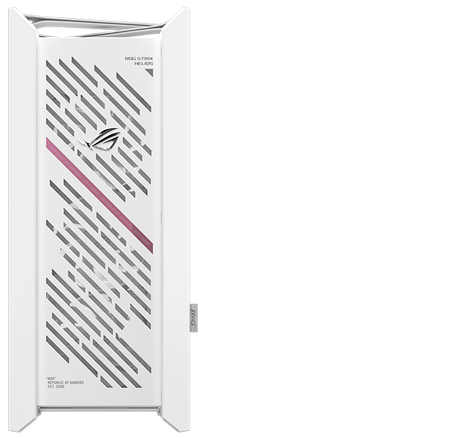 Helios II front panel with logo highlighted