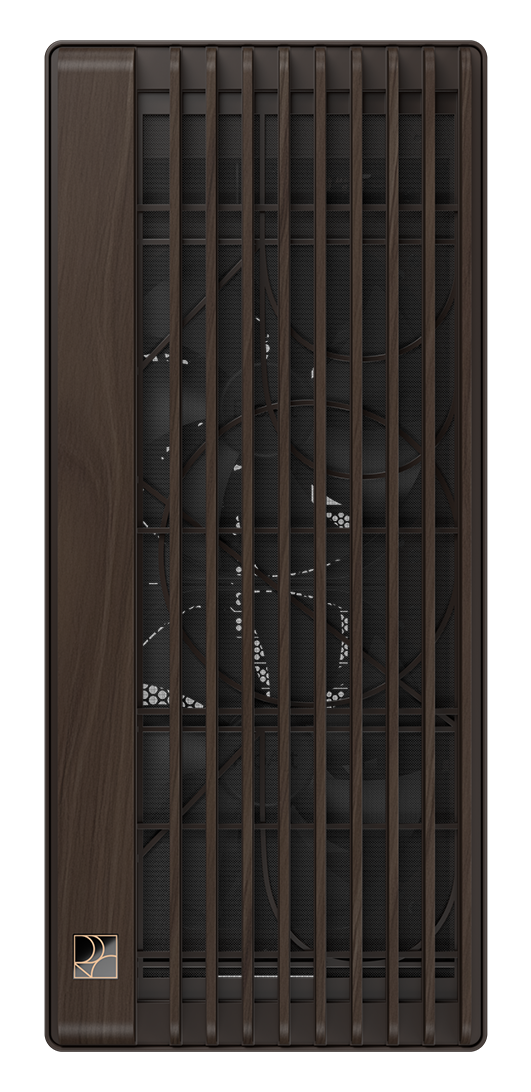 ProArt PA602 wood edition Retro Brown case front panel open grille