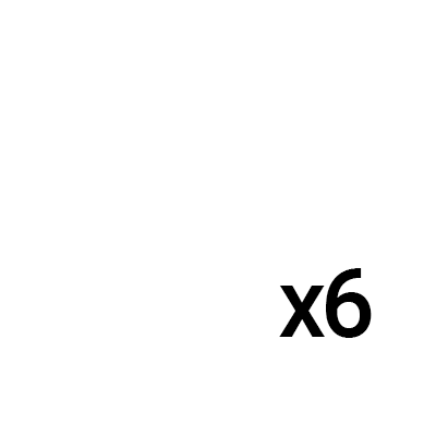 Icon showing a stack of eight layers, representing an six-layered PCB design for enhanced stability.
