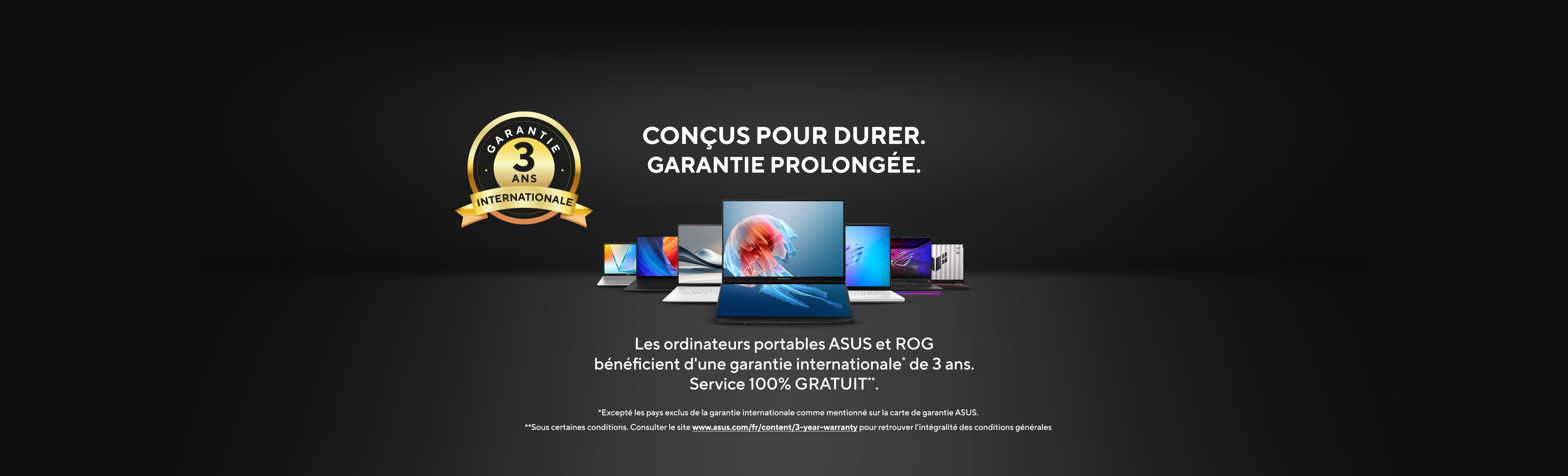 3 ans de garantie