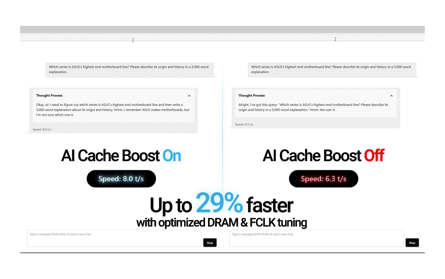 ASUS AI CACHE BOOST  UI