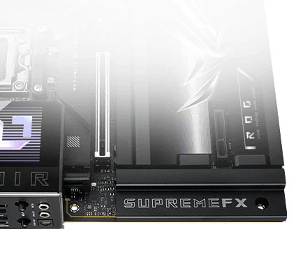 ROG Crosshair X870E Hero BTF features Gaming Audio