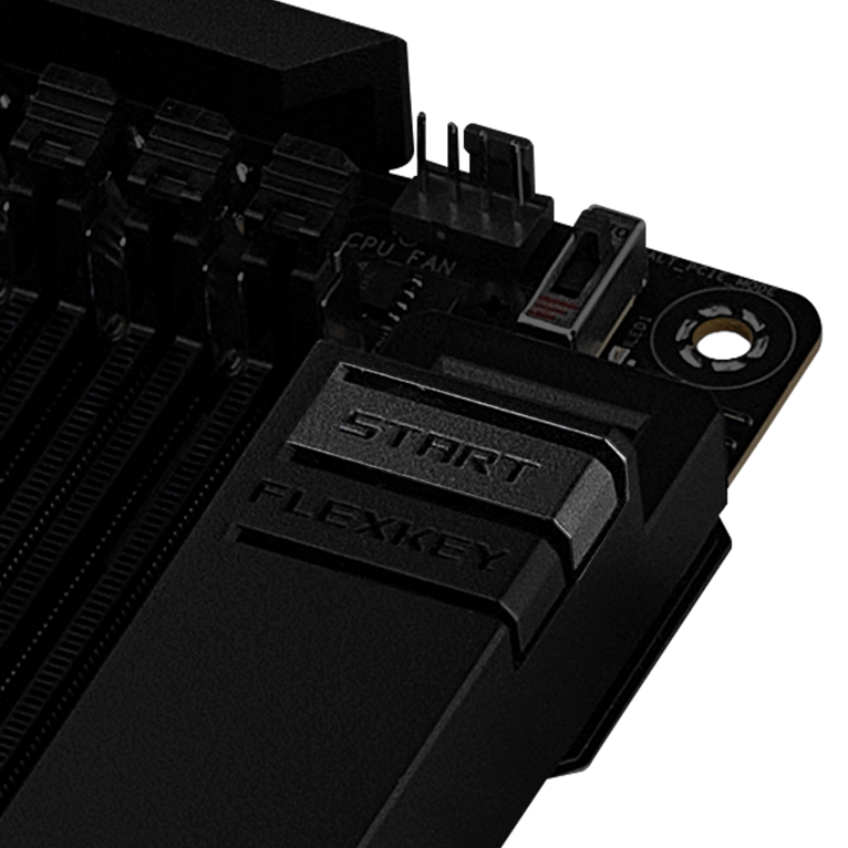 Start button on ROG Crosshair X870E Hero BTF