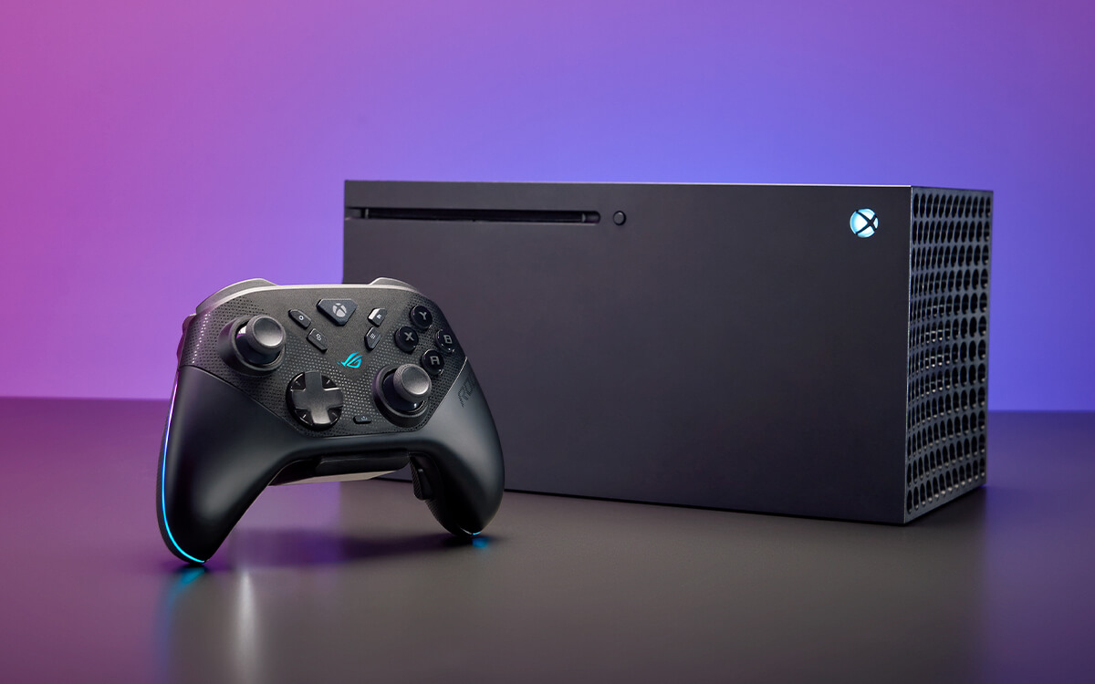 ROG RAIKIRI II Xbox Wireless with XBOX console e