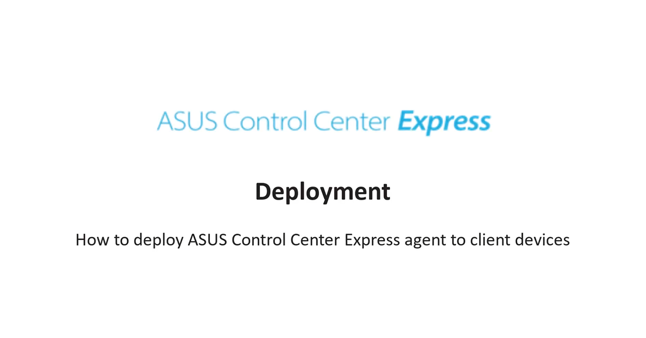 YouTube video thumbnail for 'ASUS Control Center Express Software Tutorial about Deployment' The image shows bold tutorial title all set against a white background.