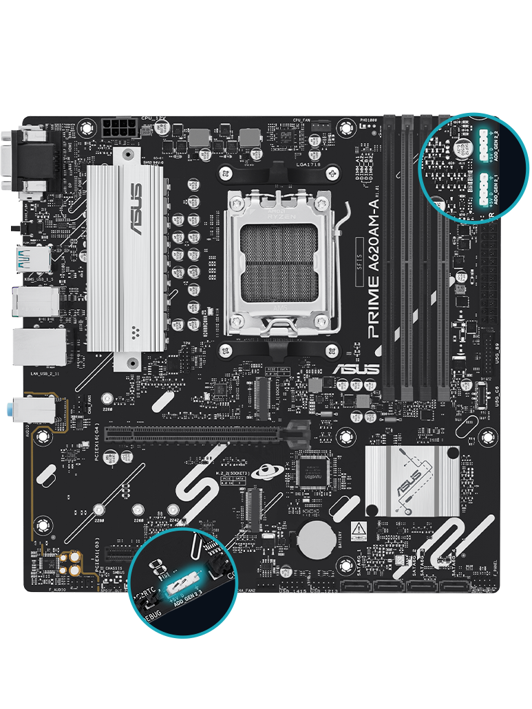 PRIME A620AM-A front view, 45 degrees.