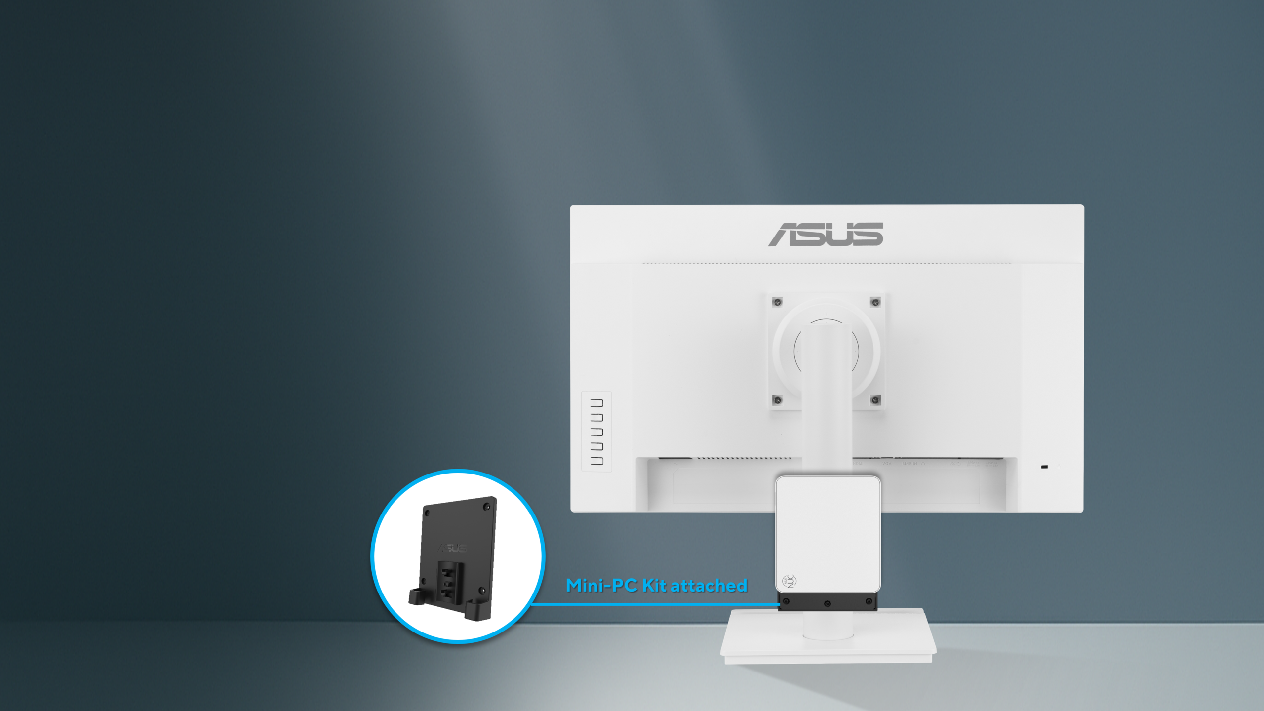 Mini PC Mount Space-saving design