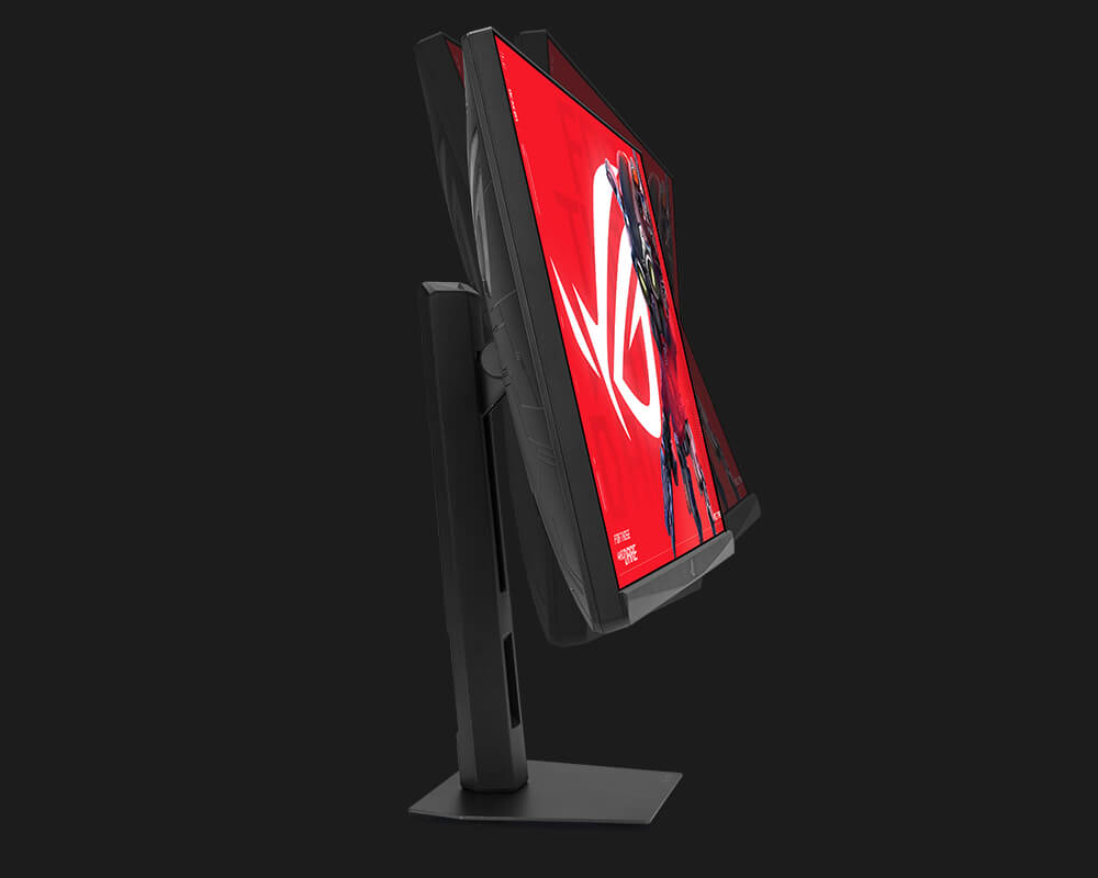 the side view of the ROG Strix 5K XG27JCG gaming monitor